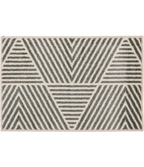 Loomaknoti Tecopa Symenia Gray/White ETR10GRW20 3 ft. 3” X 5 ft. 3” Rectangle Rug