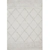 Loomaknoti Kissandrah Bennita Cream/Beige EKI006 5 ft. 3 in. X 7 ft. 3 in. Rectangle Rug