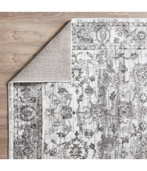 Loomaknoti Rhane Vandian Cream/Gray ER005 2 ft. X 3 ft. Rectangle Rug