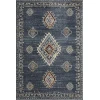 Loomaknoti Alsbrooke Temarnie Blue/Cream EA007 4 ft. X 6 ft. Rectangle Rug