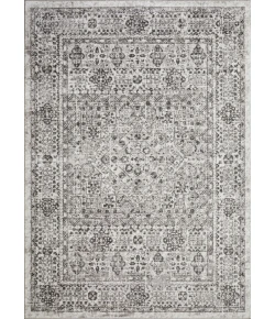Loomaknoti Rhane Aleckan Gray/Cream ER015 9 ft. 10 in. X 12 ft. 10 in. Rectangle Rug