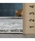 Loomaknoti Rhane Alvezi Gray/Cream ER017 5 ft. 3” X 7 ft. 3” Rectangle Rug