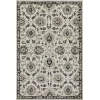Loomaknoti Celena Ashbil Cream/Blue EC005 5 ft. 3 in. X 7 ft. 3 in. Rectangle Rug