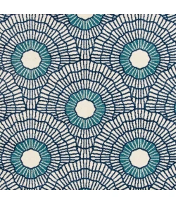 Loomaknoti Tecopa Ferley Blue/White ETR04BWH85 9 ft. 10 in. X 12 ft. 10 in. Rectangle Rug