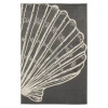 Central Oriental Trop Seashelbeac St/Sn Area Rug 6 ft. 7 in. X 9 ft. 6 in. Rectangle