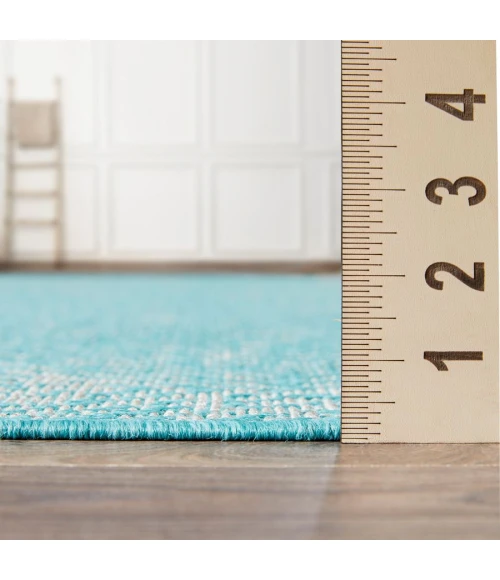 Loomaknoti Breyleigh Carzon Gray/Blue EB003 3 ft. X 5 ft. Rectangle Rug