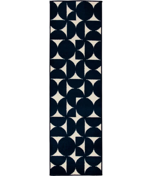 Loomaknoti Tecopa Sevella Blue/White ETR07BWH12 2 ft.  X 6 ft. 7” Rectangle Rug