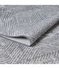 Loomaknoti Breyleigh Carzon Cream/Gray EB003 3 ft. X 5 ft. Rectangle Rug