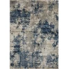 Loomaknoti Celena Alimon Blue/Cream EC001 6 ft. 7 in. X 9 ft. 2 in. Rectangle Rug