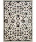 Loomaknoti Celena Ashbil Cream/Blue EC005 9 ft. 10 in. X 12 ft. 10 in. Rectangle Rug