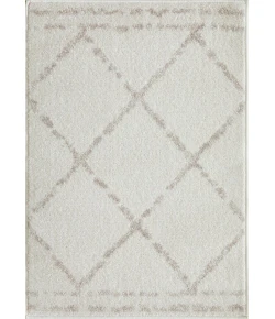 Loomaknoti Kissandrah Bennita Cream/Beige EKI006 2 ft. X 3 ft. Rectangle Rug