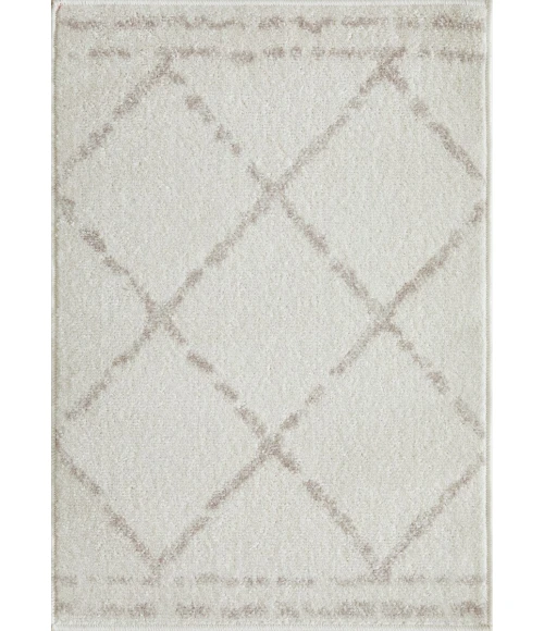 Loomaknoti Kissandrah Bennita Cream/Beige EKI006 2 ft. X 3 ft. Rectangle Rug