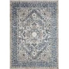 Loomaknoti Kehleigh Avalie Blue/Cream EK017 7 ft. 10 in. X 9 ft. 10 in. Rectangle Rug