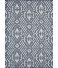Loomaknoti Breyleigh Calitrah Blue/Cream EB005 5 ft. 3 in. X 7 ft. 3 in. Rectangle Rug
