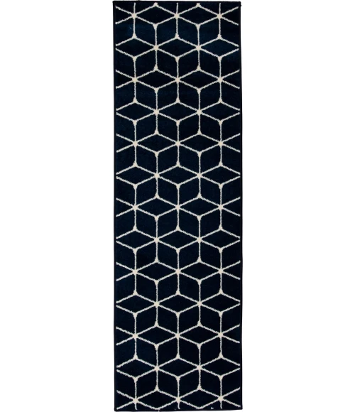 Loomaknoti Tecopa Shamid Blue/White ETR09BWH12 2 ft.  X 6 ft. 7” Rectangle Rug