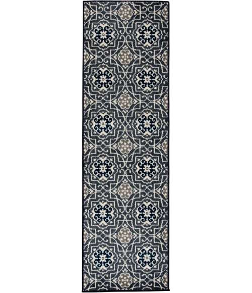 Loomaknoti Tecopa Kidore Blue/White ETR03BWH12 2 ft.  X 6 ft. 7” Rectangle Rug