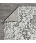 Loomaknoti Rhane Alvner Gray/Cream ER018 9 ft. 10 in. X 12 ft. 10 in. Rectangle Rug