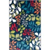 Loomaknoti Tecopa Verinda Blue/Green ETR15GB85 9 ft. 10 in. X 12 ft. 10 in. Rectangle Rug