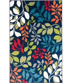 Loomaknoti Tecopa Verinda Blue/Green ETR15GB65 7 ft. 10 in. X 9 ft. 10 in. Rectangle Rug