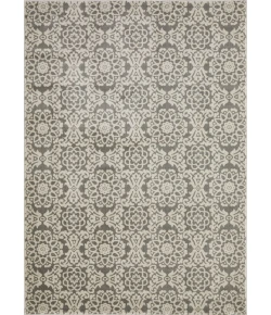 Loomaknoti Celena Alizia Cream/Blue EC002 9 ft. 10 in. X 12 ft. 10 in. Rectangle Rug