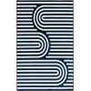 Loomaknoti Tecopa Sedvick Blue/White ETR06BWH85 9 ft. 10 in. X 12 ft. 10 in. Rectangle Rug