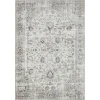 Loomaknoti Rhane Allory Gray/Cream ER014 5 ft. 3 in. X 7 ft. 3 in. Rectangle Rug