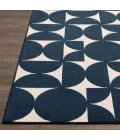Loomaknoti Tecopa Sevella Blue/White ETR07BWH20 3 ft. 3” X 5 ft. 3” Rectangle Rug