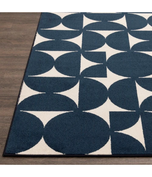 Loomaknoti Tecopa Sevella Blue/White ETR07BWH20 3 ft. 3” X 5 ft. 3” Rectangle Rug