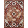 Loomaknoti Alsbrooke Zailorn Orange/Red EA006 6 ft. 7 in. X 9 ft. 2 in. Rectangle Rug