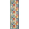 Central Oriental Fontana Haldis Cream Area Rug 2 ft. 2 in. X 7 ft. 6 in. Rectangle