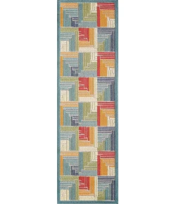 Central Oriental Fontana Haldis Cream Area Rug 2 ft. 2 in. X 7 ft. 6 in. Rectangle