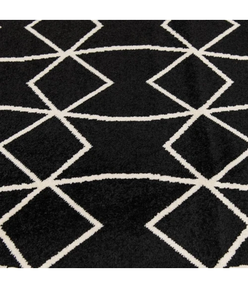 Loomaknoti Tecopa Tamariez Black/White ETR11BLW20 3 ft. 3” X 5 ft. 3” Rectangle Rug