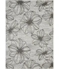 Loomaknoti Breyleigh Cerimia Cream/Gray EB007 5 ft. 3 in. X 7 ft. 3 in. Rectangle Rug