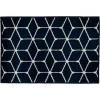 Loomaknoti Tecopa Shamid Blue/White ETR09BWH20 3 ft. 3 in. X 5 ft. 3 in. Rectangle Rug