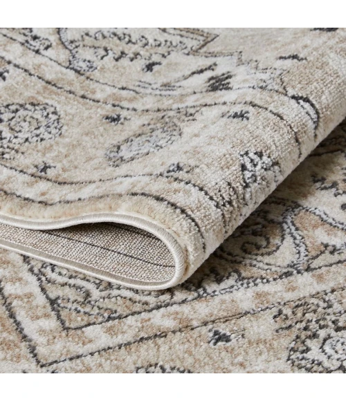 Loomaknoti Kehleigh Avalie Cream/Beige EK017 5 ft. 3 in. X 7 ft. 3 in. Rectangle Rug