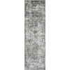 Loomaknoti Rhane Alemern Gray/Cream ER019 2 ft. X 6 ft. 7 in. Rectangle Rug