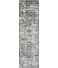 Loomaknoti Rhane Alemern Gray/Cream ER019 2 ft.  X 6 ft. 7” Rectangle Rug