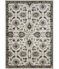 Loomaknoti Celena Ashbil Cream/Blue EC005 6 ft. 7 in. X 9 ft. 2 in. Rectangle Rug