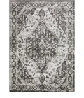 Loomaknoti Rhane Adleigh Cream/Gray ER012 7 ft. 10 in. X 9 ft. 10 in. Rectangle Rug
