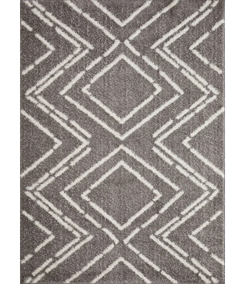 Loomaknoti Vemoa Armeley Gray/Cream EV004 9 ft. 10 in. X 12 ft. 10 in. Rectangle Rug