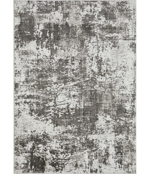 Loomaknoti Rhane Alenzi Gray/Cream ER011 3 ft. 3” X 5 ft. 3” Rectangle Rug