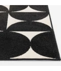 Loomaknoti Tecopa Sevella Black/White ETR07BLW85 9 ft. 10 in. X 12 ft. 10 in. Rectangle Rug