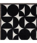 Loomaknoti Tecopa Sevella Black/White ETR07BLW85 9 ft. 10 in. X 12 ft. 10 in. Rectangle Rug