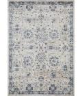 Loomaknoti Kehleigh Aylesh Cream/Blue EK016 3 ft. 3 in. X 5 ft. 3 in. Rectangle Rug