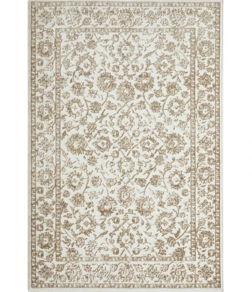 Loomaknoti Aysal Alazah Cream/Beige EAY001 4 ft. X 6 ft. Rectangle Rug