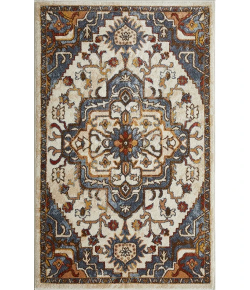 Loomaknoti Alsbrooke Zailorn Cream/Beige EA006 3 ft. 3 in. X 5 ft. 3 in. Rectangle Rug