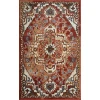 Loomaknoti Alsbrooke Zailorn Orange/Red EA006 3 ft. 3 in. X 5 ft. 3 in. Rectangle Rug