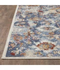 Loomaknoti Alsbrooke Amibell Blue/Cream EA002 7 ft. 10 in. X 9 ft. 10 in. Rectangle Rug