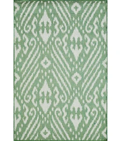 Loomaknoti Breyleigh Calitrah Green/Cream EB005 4 ft. X 6 ft. Rectangle Rug
