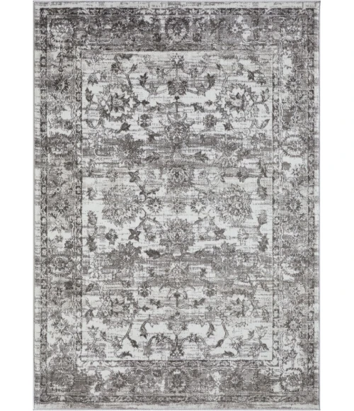 Loomaknoti Rhane Vandian Cream/Gray ER005 2 ft. X 3 ft. Rectangle Rug